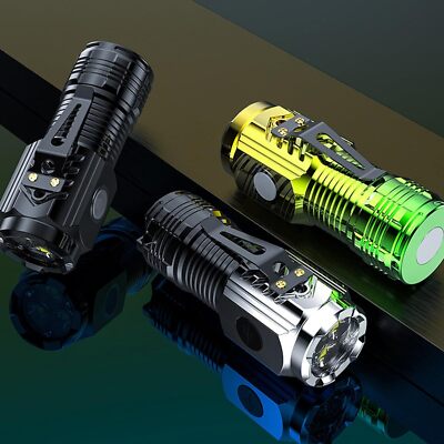 3-Eye Monster Mini Torch – Super Bright Triple LED Flashlight