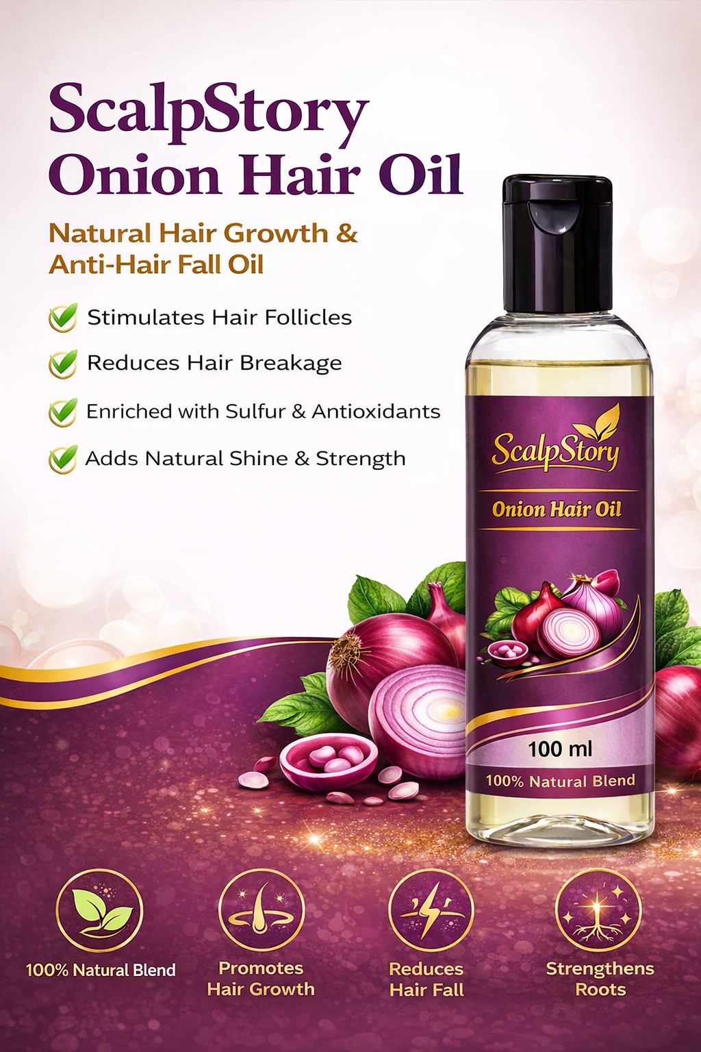ScalpStory Onion Hair Oil