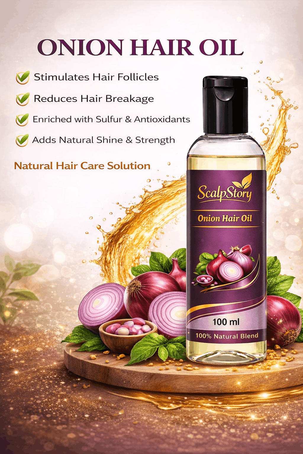 ScalpStory Onion Hair Oil