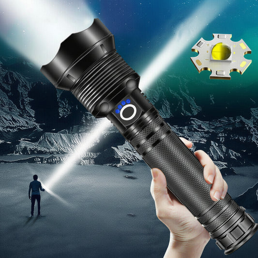 Rechargeable LED Flashlight Torch  Super Bright & Portable