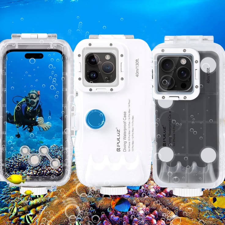 Mobile waterproof cover for swimming