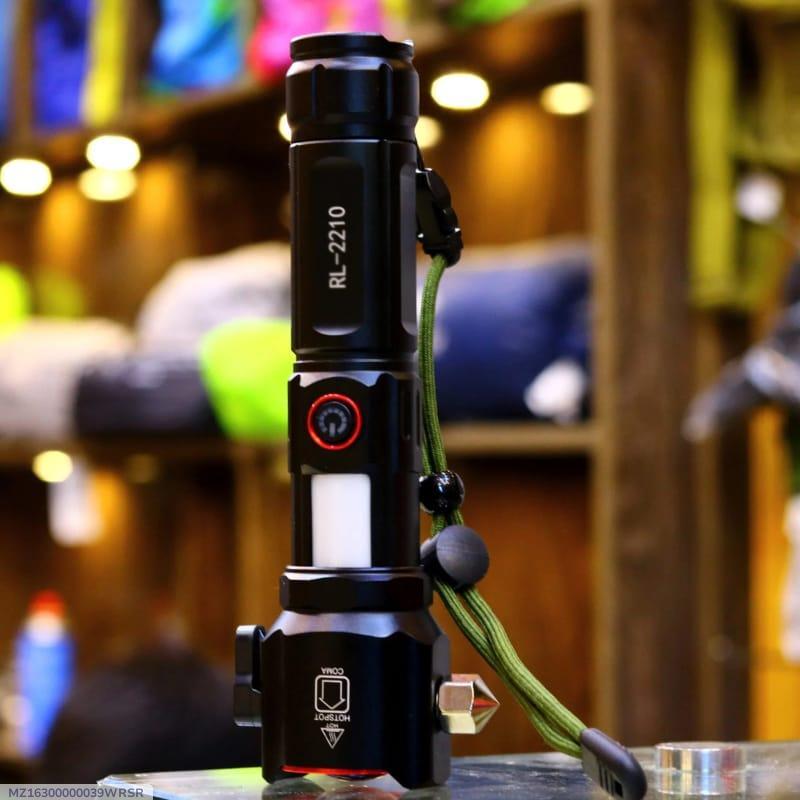 LED rechargeable flashlight torch