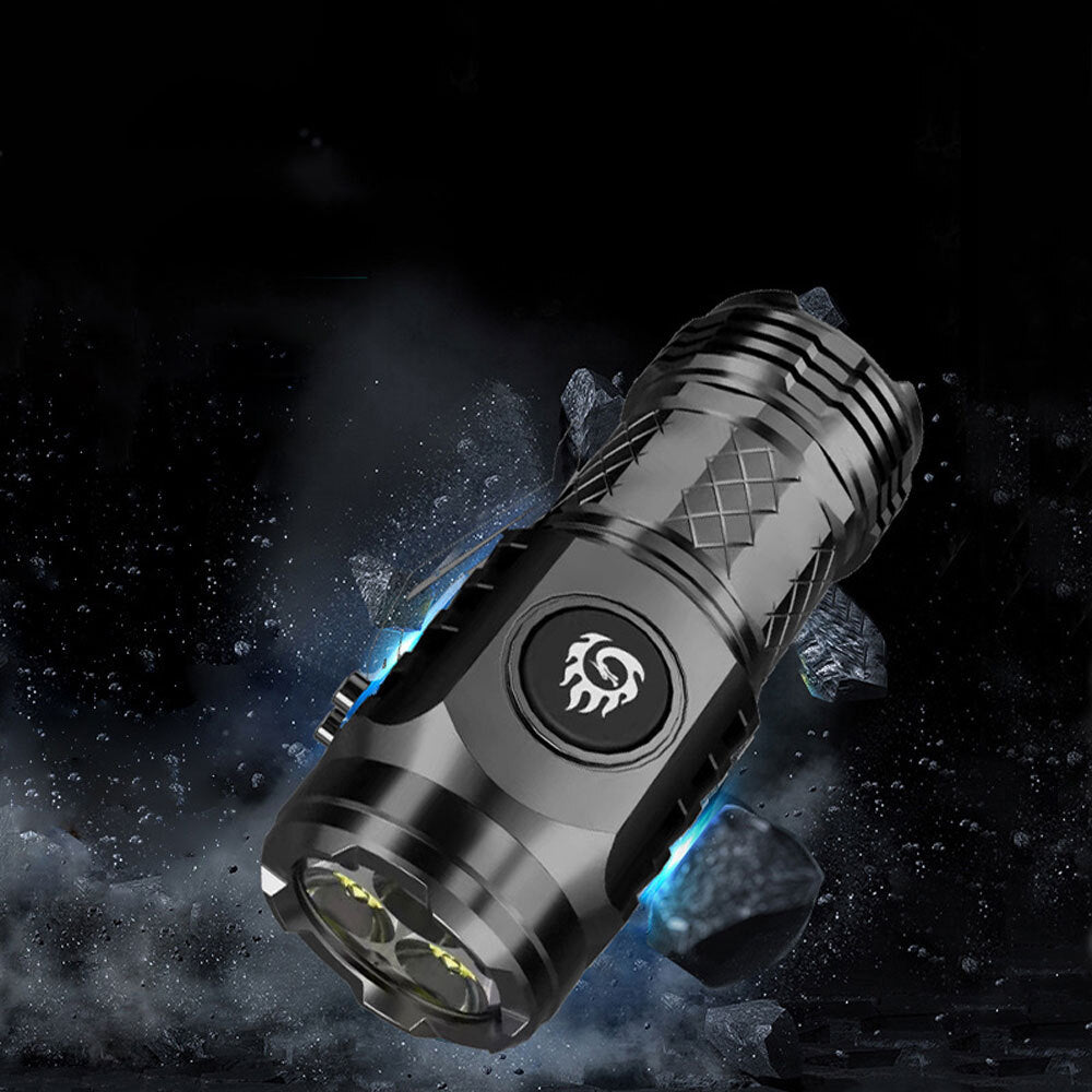 3-Eye Monster Mini Torch – Super Bright Triple LED Flashlight