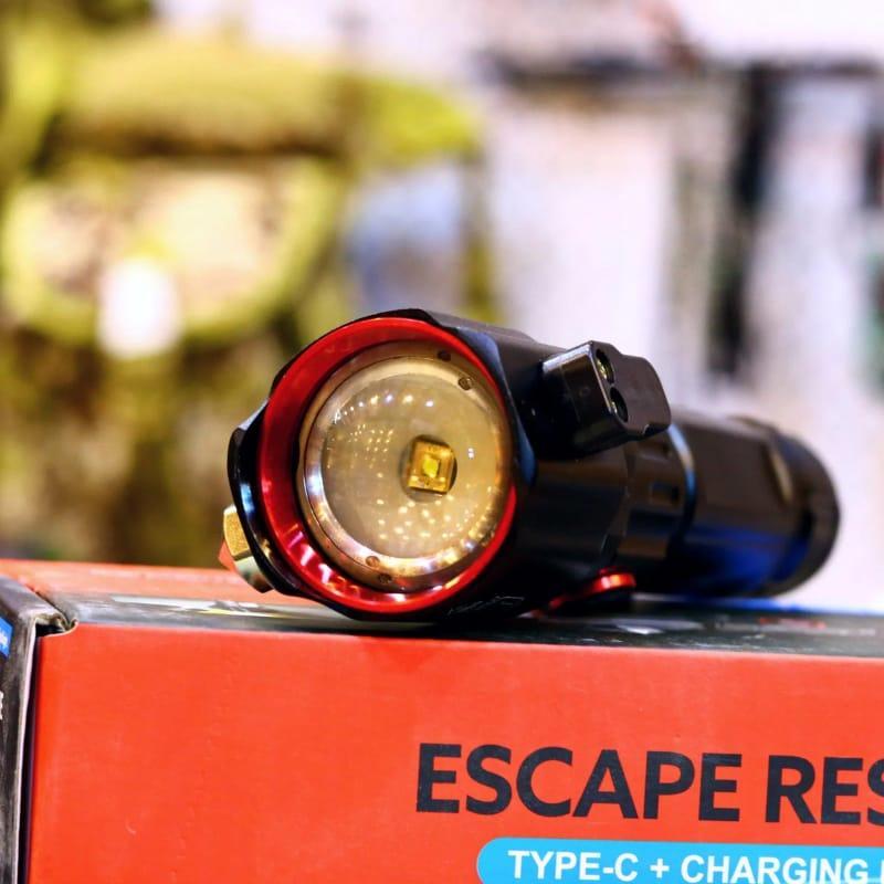 LED rechargeable flashlight torch