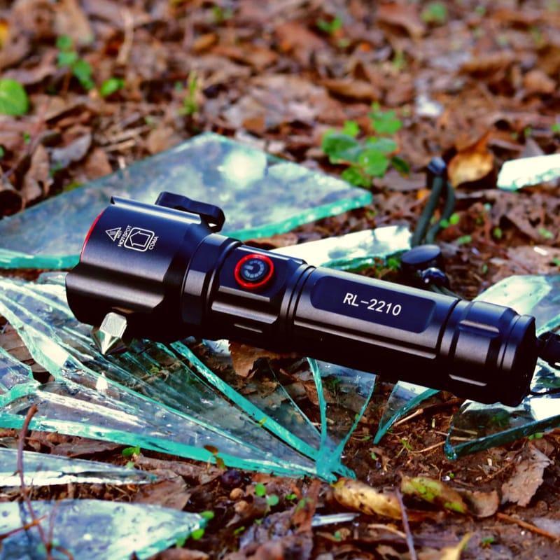 LED rechargeable flashlight torch